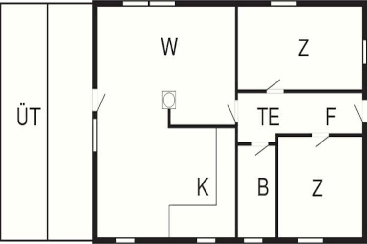 5 Person Holiday Home In R M Kongsmark Exterior foto